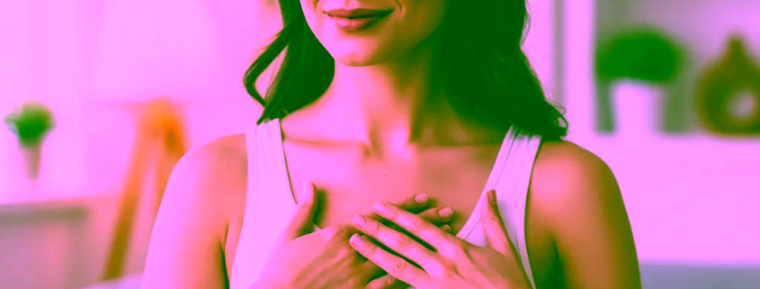 Expert-Approved Minimally Invasive Breast Augmentation Tips 1 Woman expressing confidence and comfort after minimally invasive breast augmentation