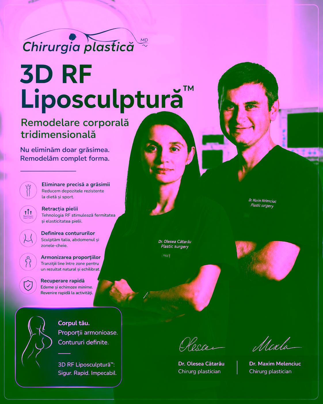 0 3D RF Liposculptură™ în Chișinău | Remodelare Corporală cu Ignite RF | Dr. Olesea Cătarău & Dr. Maxim Melenciuc 3D RF Liposculptură™ în Chișinău | Remodelare Corporală cu Ignite RF | Dr. Olesea Cătarău & Dr. Maxim Melenciuc