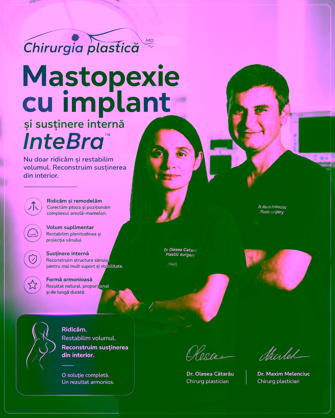 Mastopexie cu Implant și Susținere Internă InteBra™ în Chișinău | Dr. Olesea Cătarău & Dr. Maxim Melenciuc Mastopexie cu Implant și Susținere Internă InteBra™ în Chișinău | Dr. Olesea Cătarău & Dr. Maxim Melenciuc