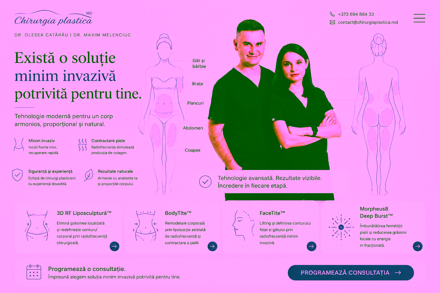3D conturare corporală Chirurgia Plastica MD