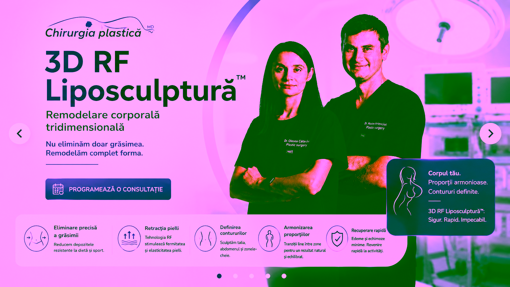 3D RF Liposculptură™ Chirurgia Plastica MD